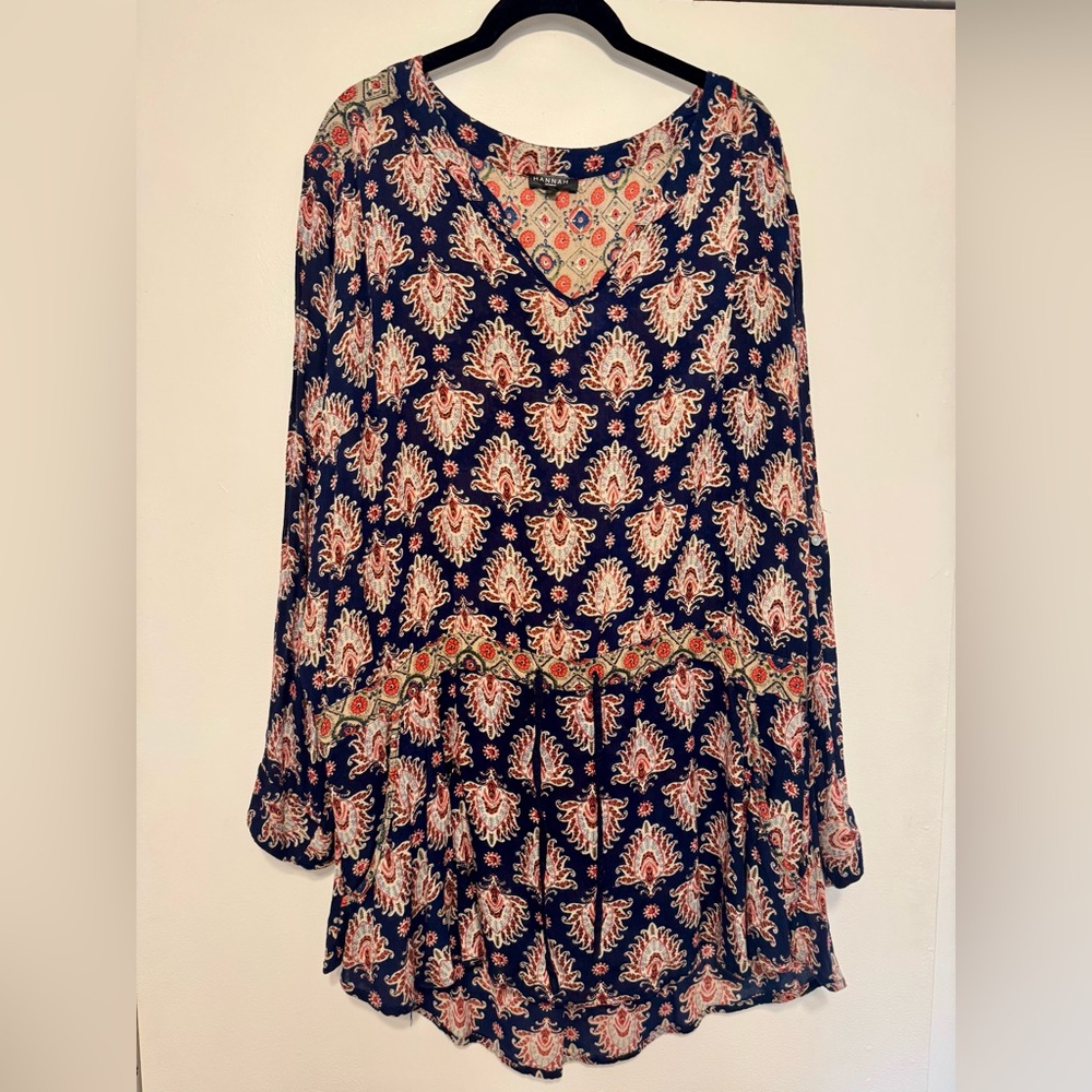 Hannah Multicolor Paisley Tunic